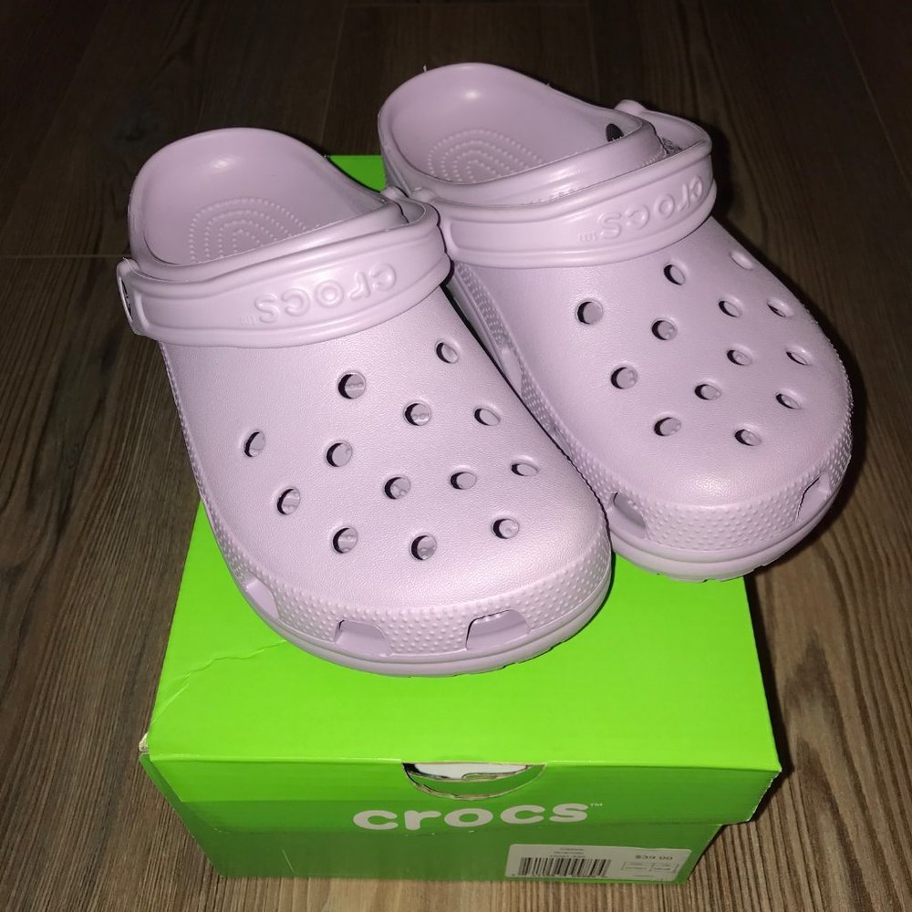 Lavender Crocs